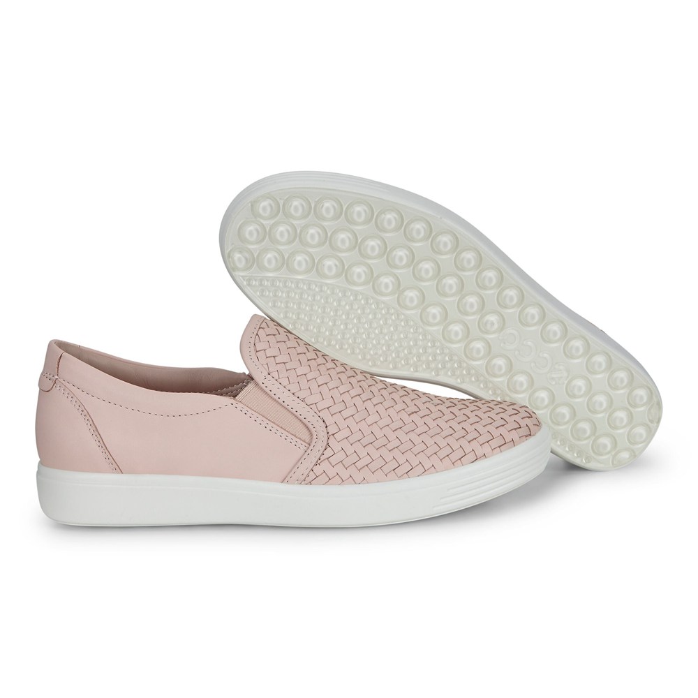 Slip On Mujer - ECCO Soft 7 - Rosas - PRL481567